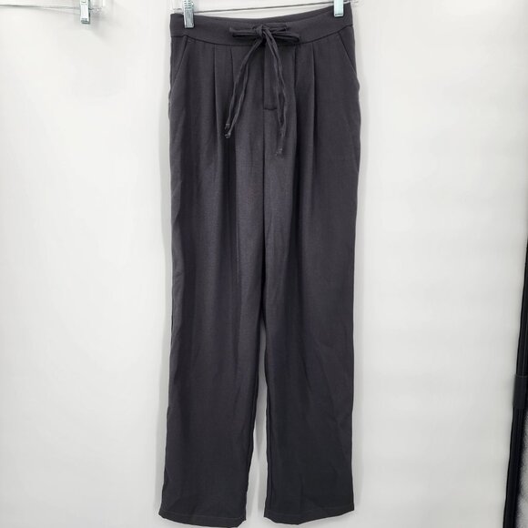 HALARA High Waist Draw String Pocket Dress Pants Gray XS NWT - Picture 5 of 11